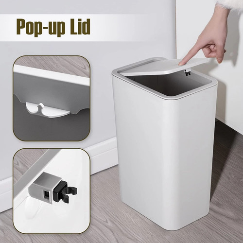 Bathroom trash can with - bathroom,